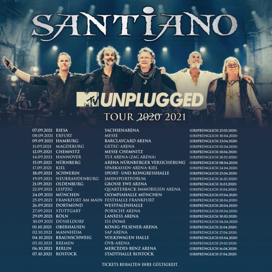 SANTIANO Die "MTV Unplugged"Tour Termine 2021 stehen fest