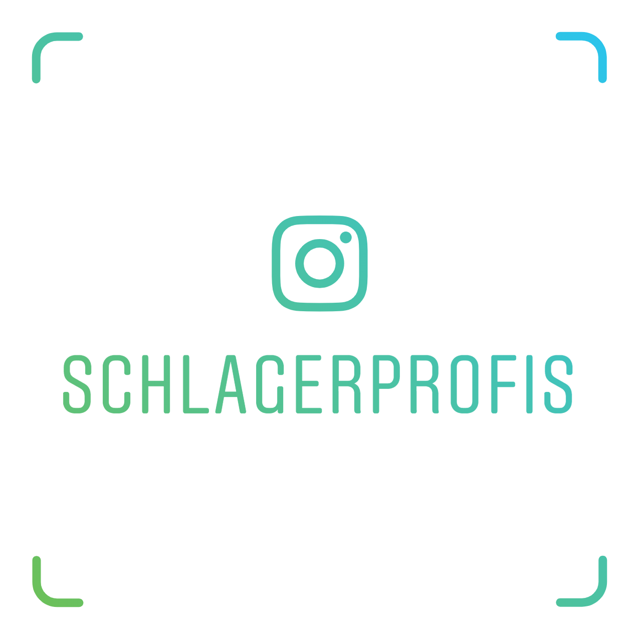 Social-Media-Kanäle: Schlagerprofis-Instagram Nametag