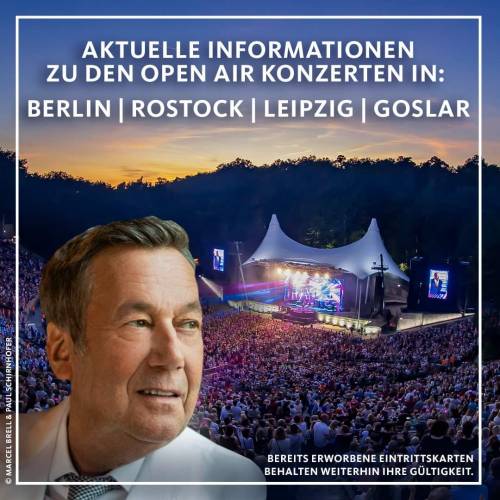 ROLAND KAISER: Konzert in Berlin muss verschoben werden ...