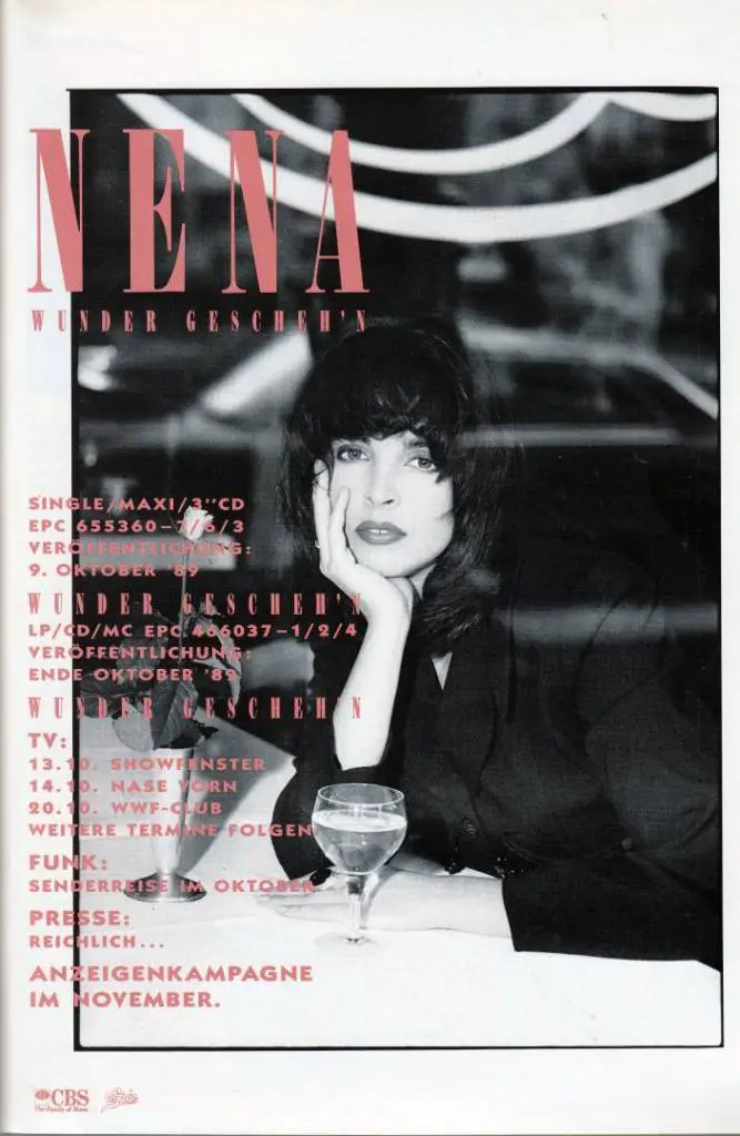 NENA Ob FLORIAN SILBEREISEN die Geschichte zu "Wunder geschehen" kennt?