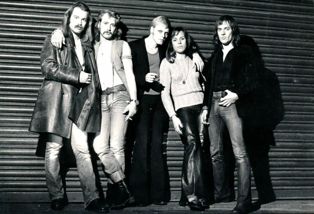 Panikorchester 1973 erstes Bandfoto _ Plakat (Querformat), (c) Udo Lindenberg Archiv