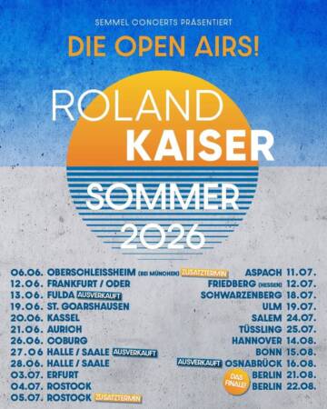 Roland Kaiser Tour