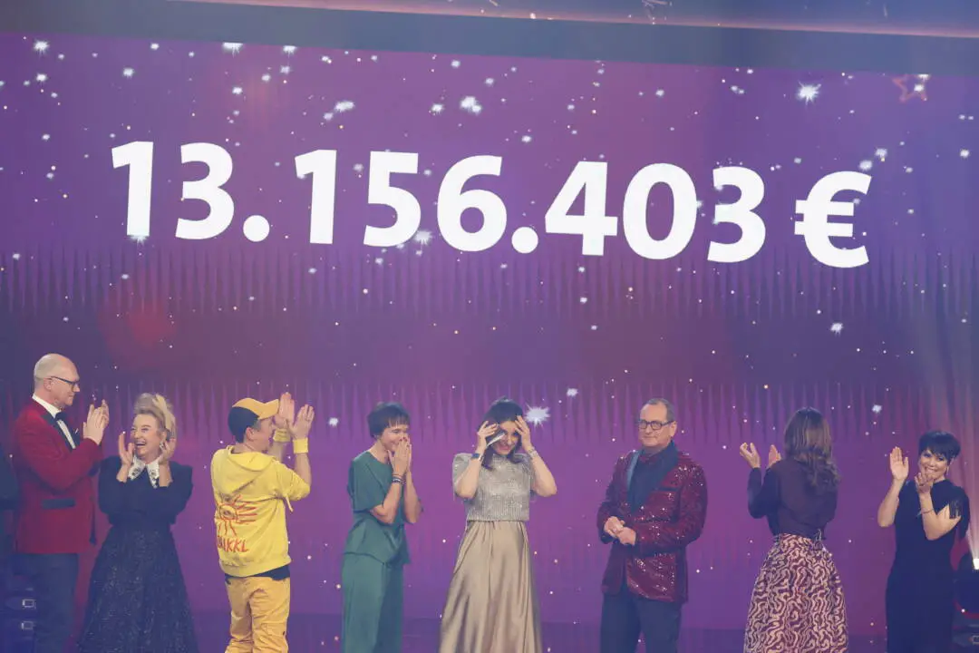 Finale mit Spendenergebnis des BR