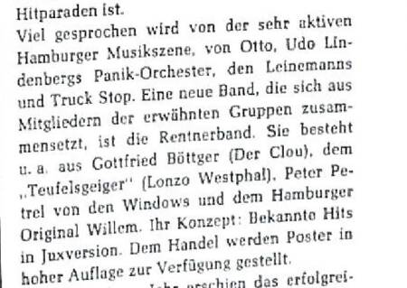 Ein Bild von Schlagerprofis.de Peter Petrel
Rentnerband