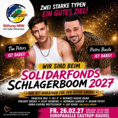 Pietro Basile Tim Peters Solidarfonds-Schlagerboom