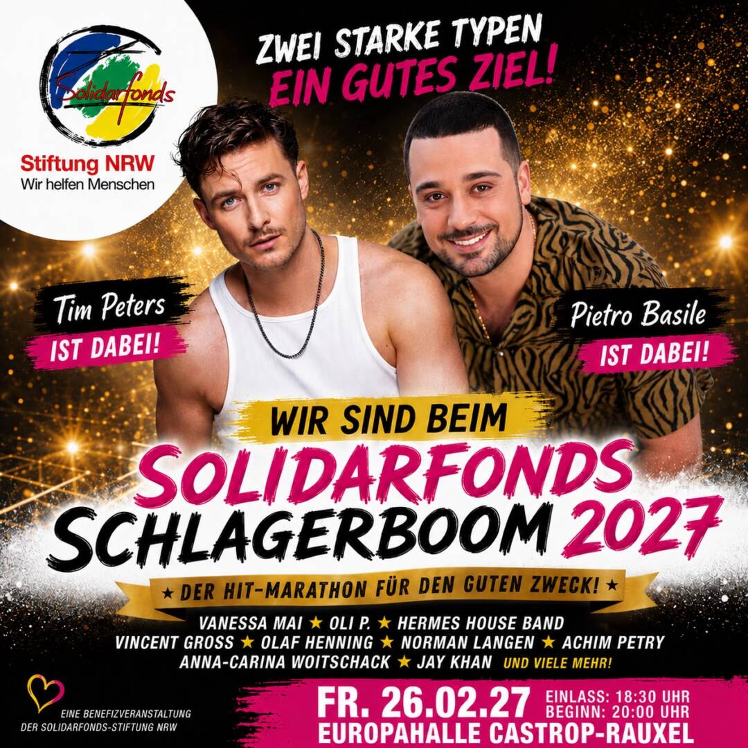 Pietro Basile Tim Peters Solidarfonds-Schlagerboom